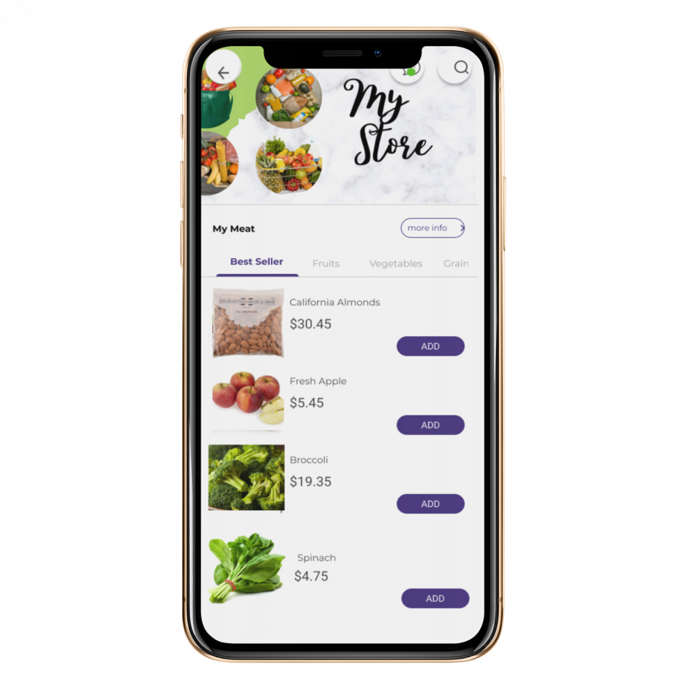 Phygital24 online grocery store app iphone xmockup online grocery store app iphone xmockup