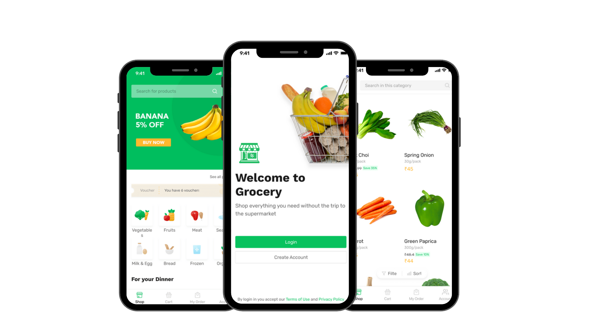 Grocery App Get A Powerful  & Mobile Ordering App with Marketing..