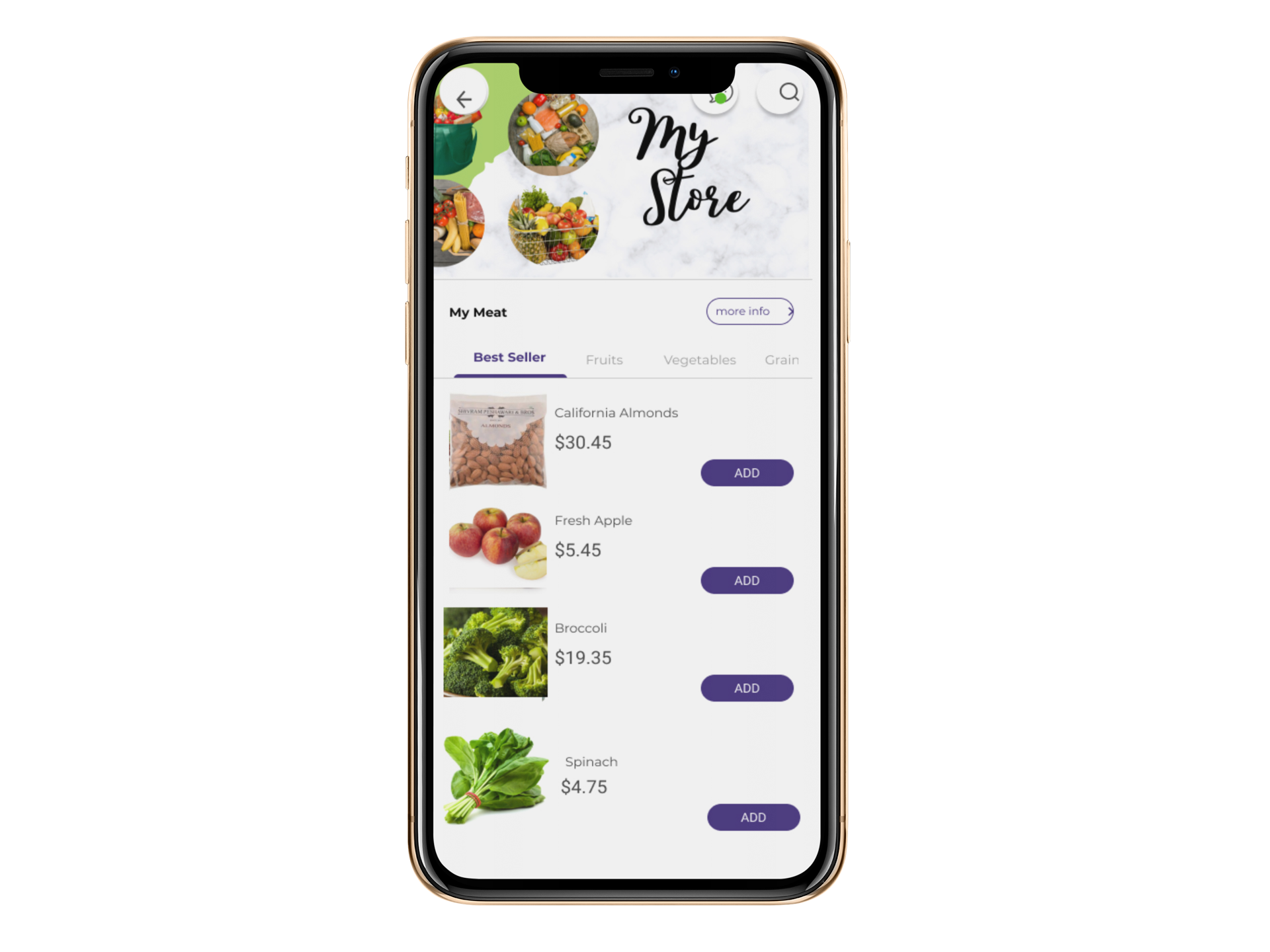 Phygital24 online grocery store app iphone xmockup online grocery store app iphone xmockup