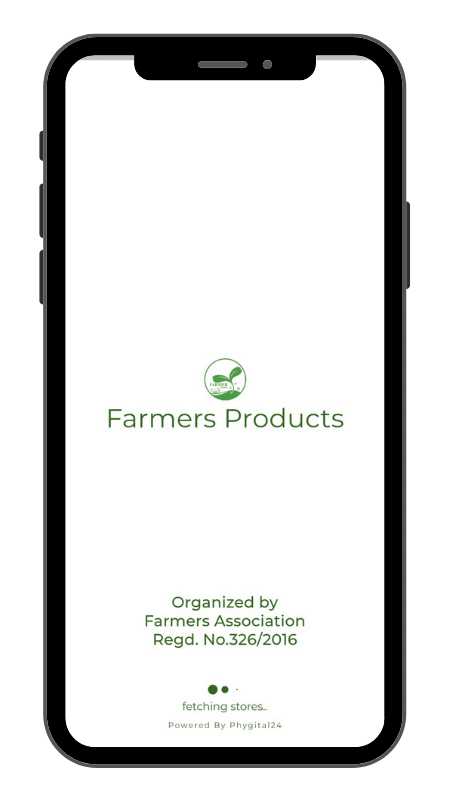 Phygiotal24 app loading screen farmers products